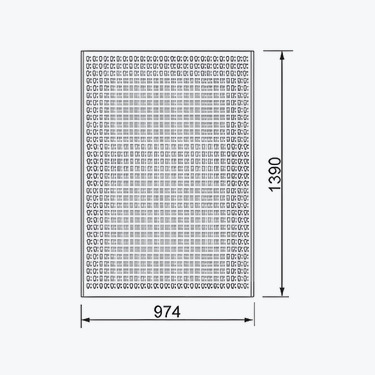 Peg Panel with Holes Screwhead Screw - ED017